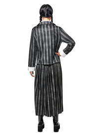 WEDNESDAY NEVERMORE DELUXE BLACK COSTUME (NETFLIX), ADULT - Side
