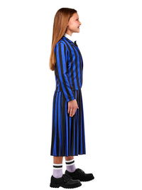 WEDNESDAY NEVERMORE BLUE DELUXE COSTUME (NETFLIX), CHILD - Packaging