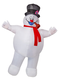 FROSTY THE SNOWMAN INFLATABLE COSTUME, ADULT - ONE SIZE - Back