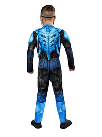BLUE BEETLE COSTUME, CHILD - Back