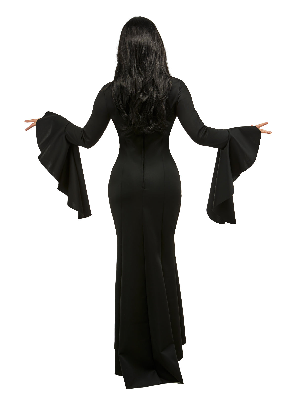 MORTICIA DELUXE COSTUME (WEDNESDAY), ADULT - Packaging
