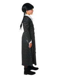 WEDNESDAY DELUXE COSTUME (NETFLIX SERIES), CHILD - Side