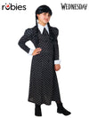 WEDNESDAY DELUXE COSTUME (NETFLIX SERIES), CHILD - Front