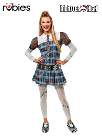 FRANKIE STEIN MONSTER HIGH COSTUME, ADULT - Front