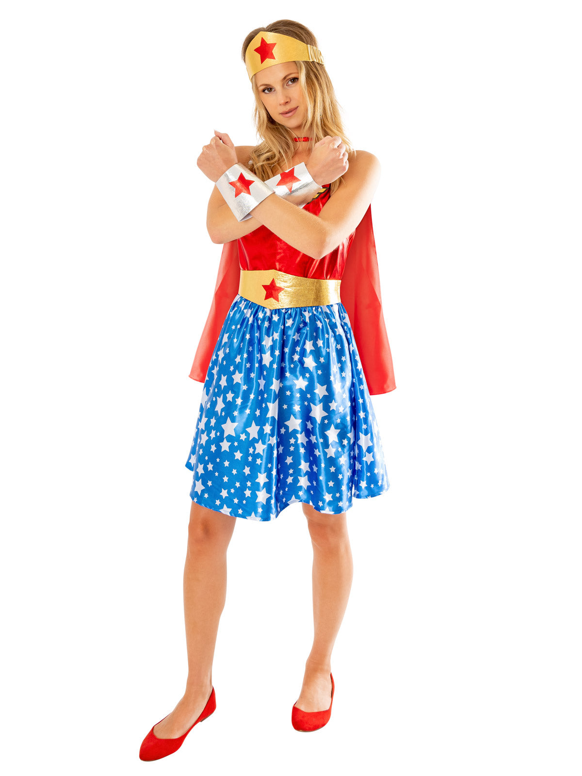 WONDER WOMAN DELUXE COSTUME, ADULT - Back