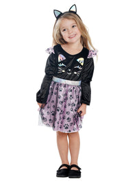 CAT TODDLER COSTUME, CHILD - Back