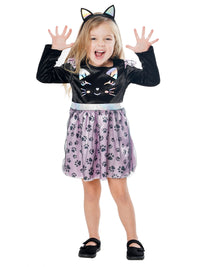 CAT TODDLER COSTUME, CHILD - Side