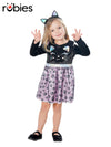 CAT TODDLER COSTUME, CHILD - Front