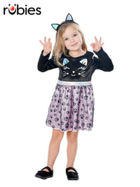 CAT TODDLER COSTUME, CHILD - Front