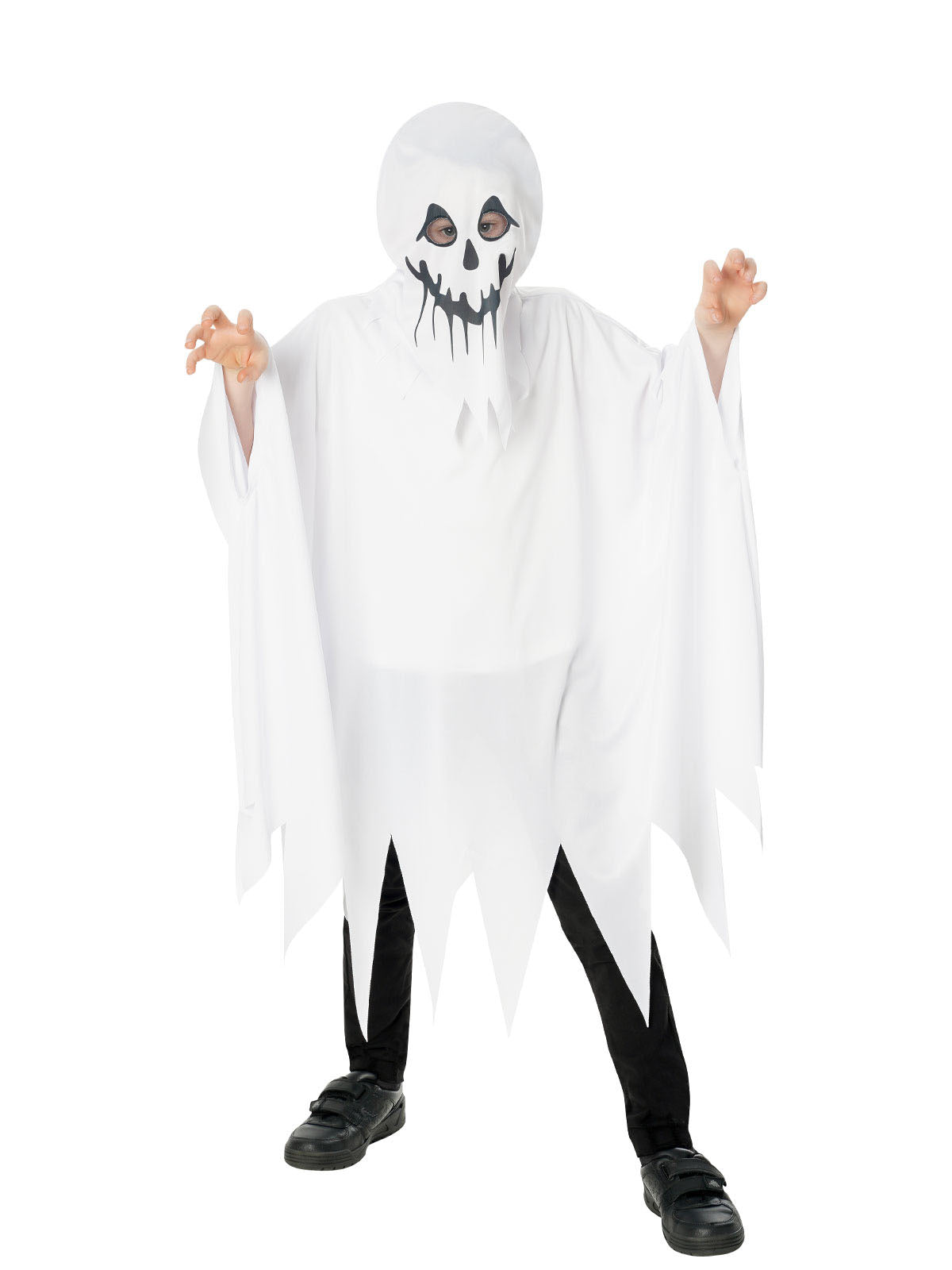 GHOST PONCHO WITH HOOD, CHILD - Back