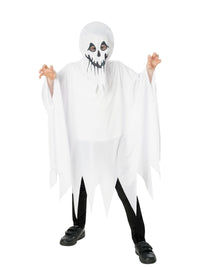 GHOST PONCHO WITH HOOD, CHILD - Back