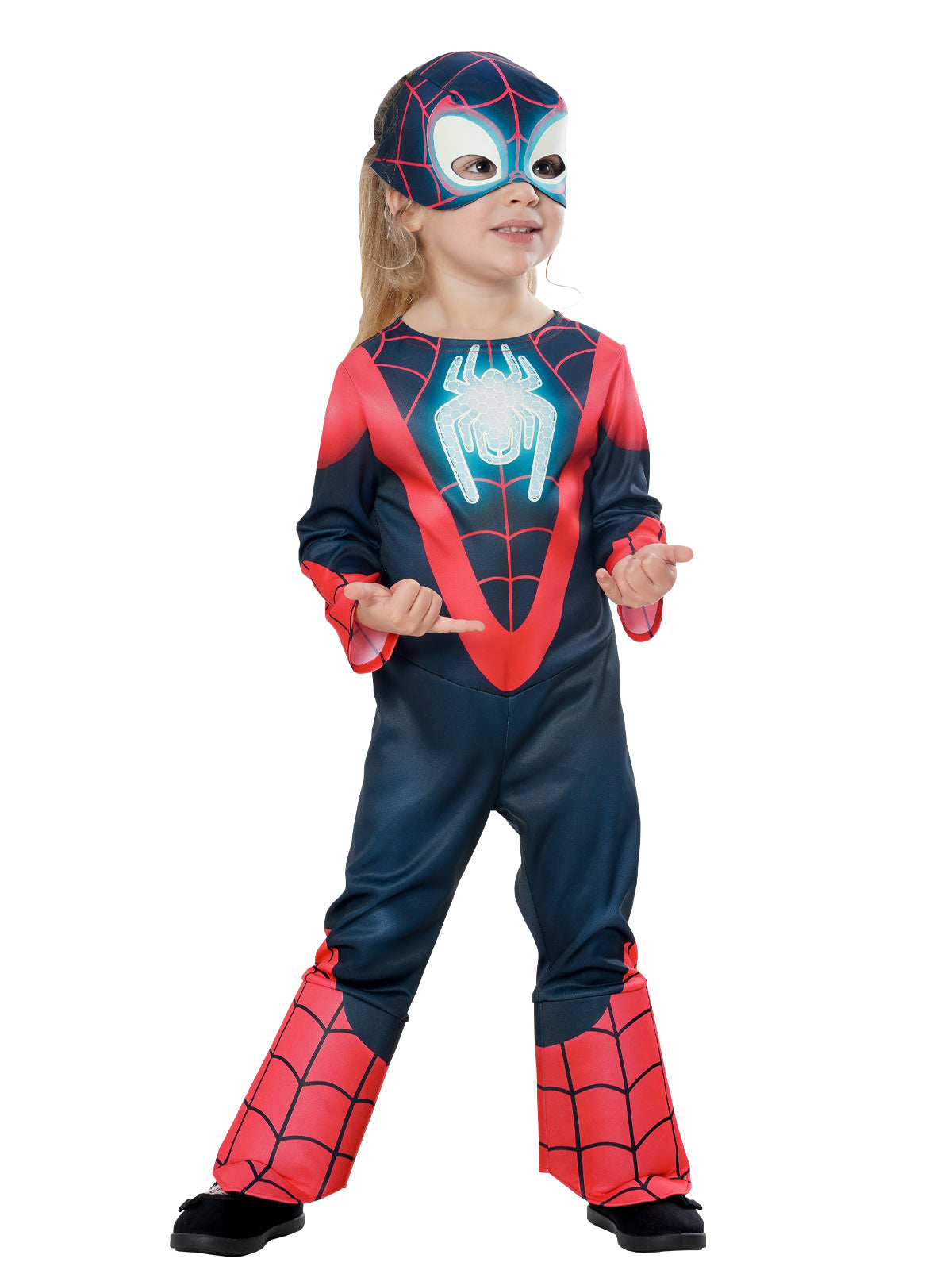 MILES MORALES (SAHAF) DELUXE GLOW IN DARK, CHILD - TODDLER - Back