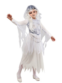 GHOSTLY GIRL COSTUME, CHILD - Back