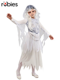 GHOSTLY GIRL COSTUME, CHILD - Front