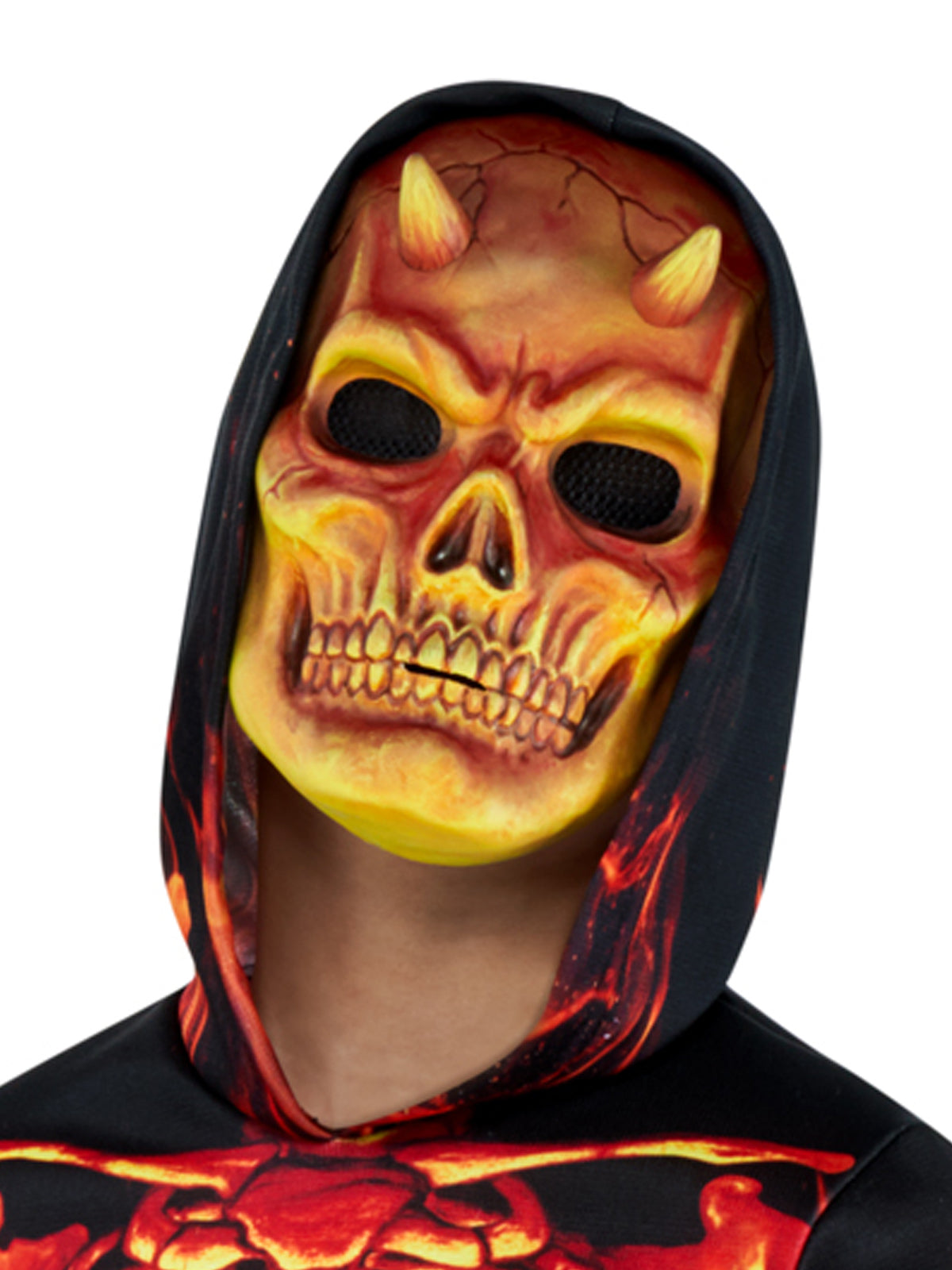 FIRE DEVIL COSTUME, CHILD - Back