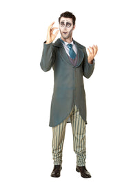 VICTOR - CORPSE BRIDE DELUXE COSTUME, ADULT - Back