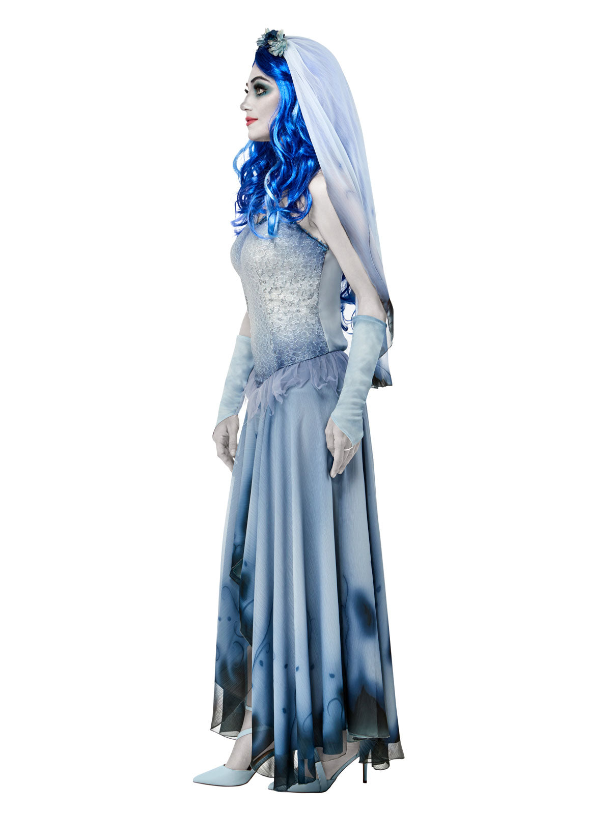 EMILY - CORPSE BRIDE COSTUME, ADULT - Back