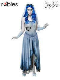 EMILY - CORPSE BRIDE COSTUME, ADULT - Front
