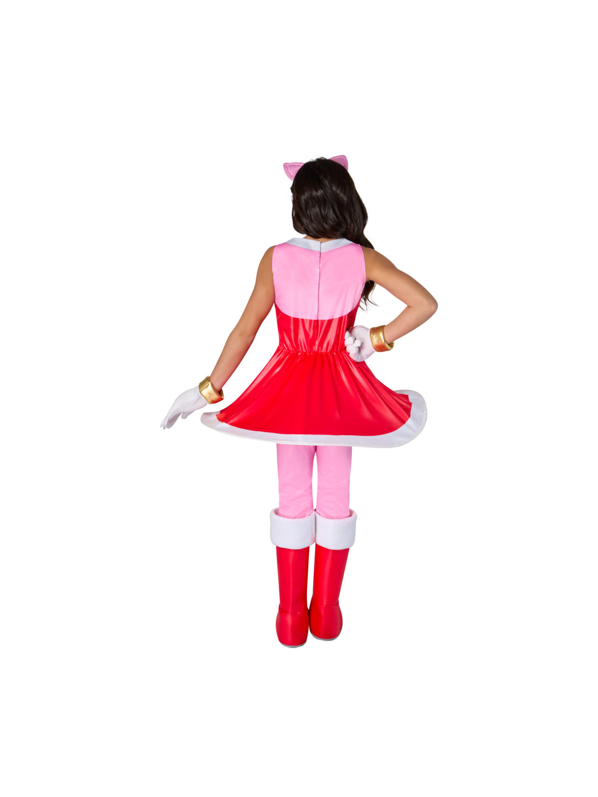 SONIC THE HEDGEHOG - AMY ROSE DELUXE COSTUME. CHILD - Back