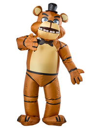 FREDDY FNAF INFLATABLE ADULT COSTUME - ONE SIZE - Packaging