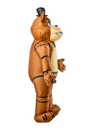 FREDDY FNAF INFLATABLE ADULT COSTUME - ONE SIZE - Side