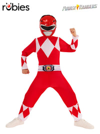 POWER RANGERS RED COSTUME, CHILD - Front