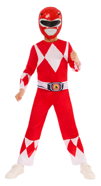 POWER RANGERS RED COSTUME, CHILD - Back