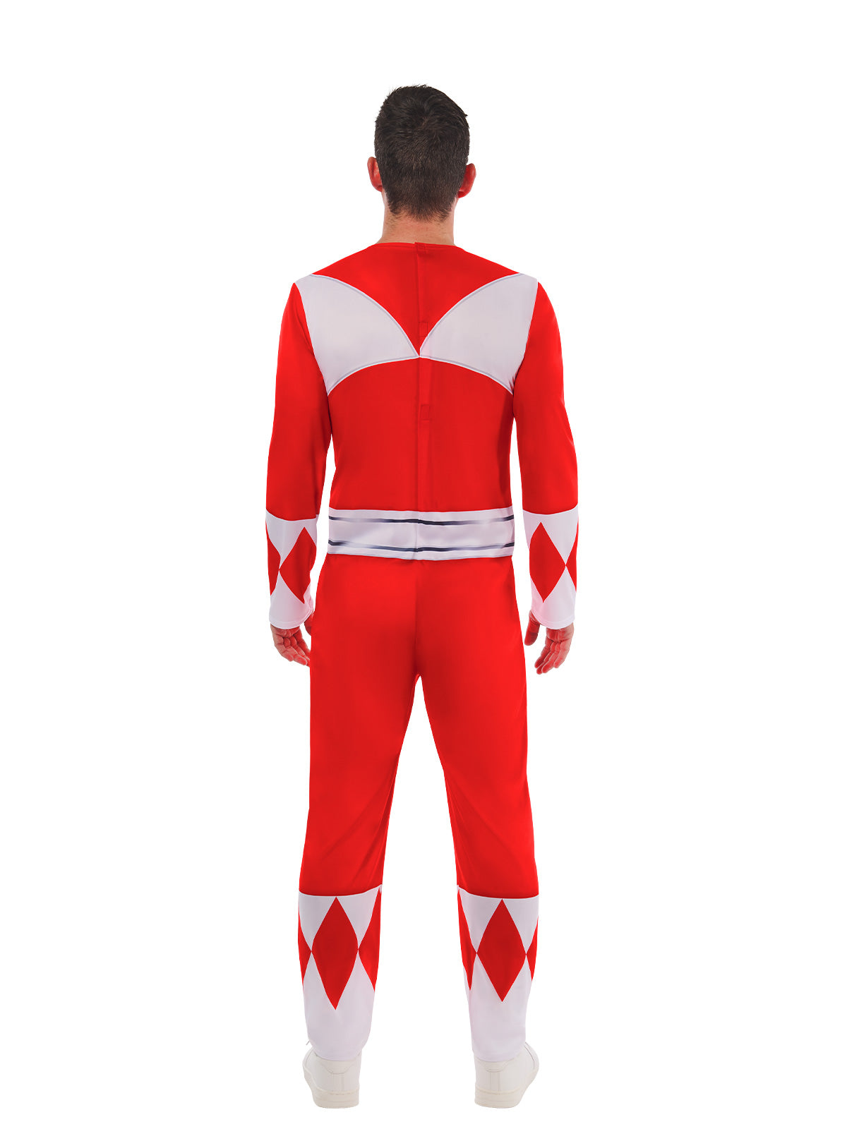 POWER RANGERS RED DELUXE COSTUME, ADULT