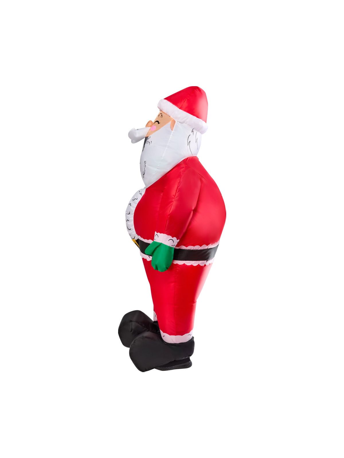 SANTA INFLATABLE ADULT COSTUME - ONE SIZE - Side