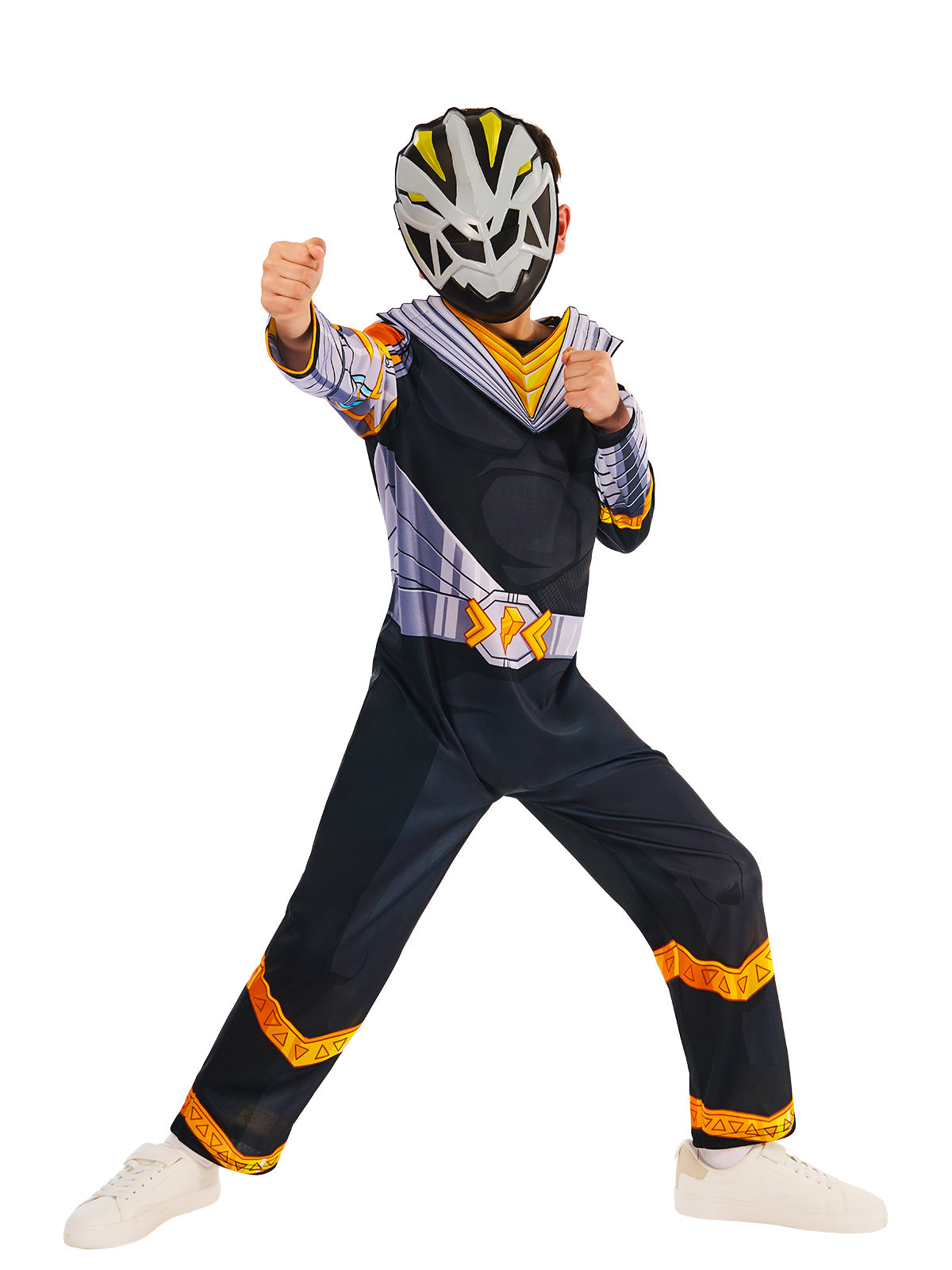 POWER RANGERS COSMIC FURY BLACK RANGER COSTUME, CHILD - Back