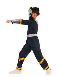 POWER RANGERS COSMIC FURY BLACK RANGER COSTUME, CHILD - Side
