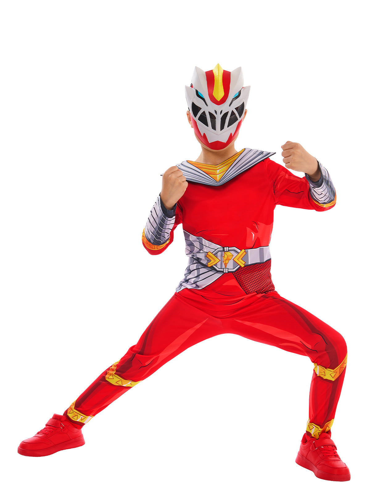 POWER RANGERS COSMIC FURY RED RANGER COSTUME, CHILD - Back