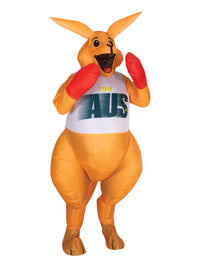 BOXING KANGAROO INFLATABLE COSTUME, ADULT - ONE SIZE - Back