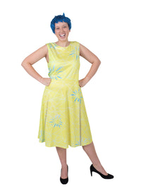JOY 'INSIDE OUT' COSTUME, ADULT - Side