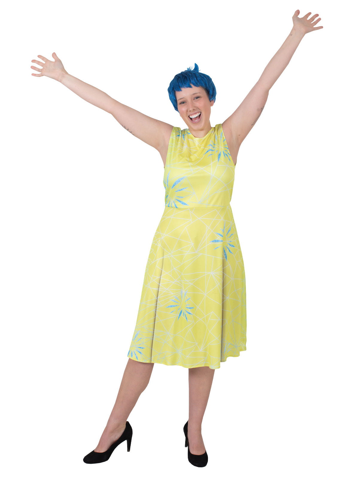 JOY 'INSIDE OUT' COSTUME, ADULT - Back