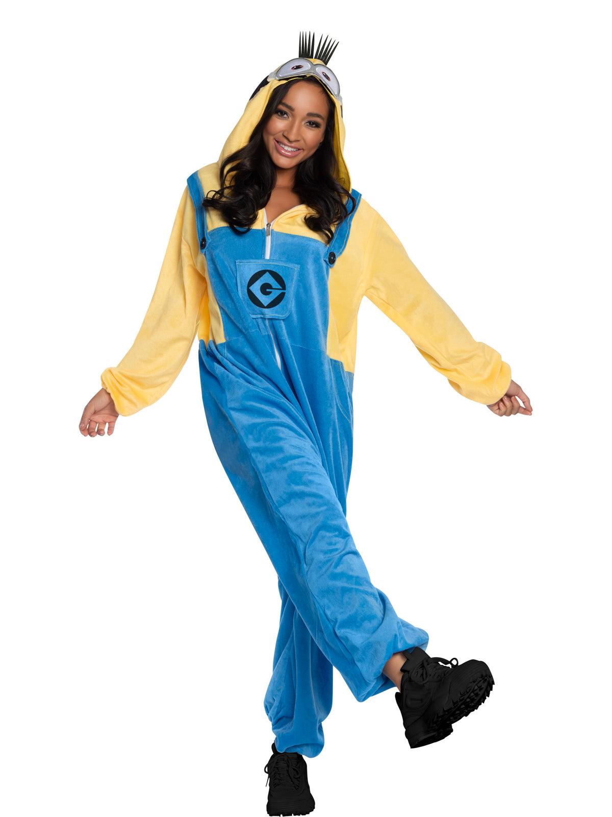 MINION DESPICABLE ME 4 JUMPSUIT, ADULT - Back