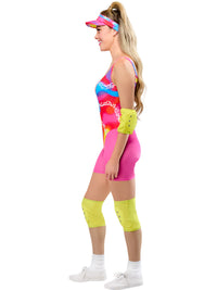 ROLLERSKATE BARBIE COSTUME, ADULT - Back