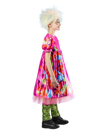 WEIRD BARBIE COSTUME, CHILD - Side