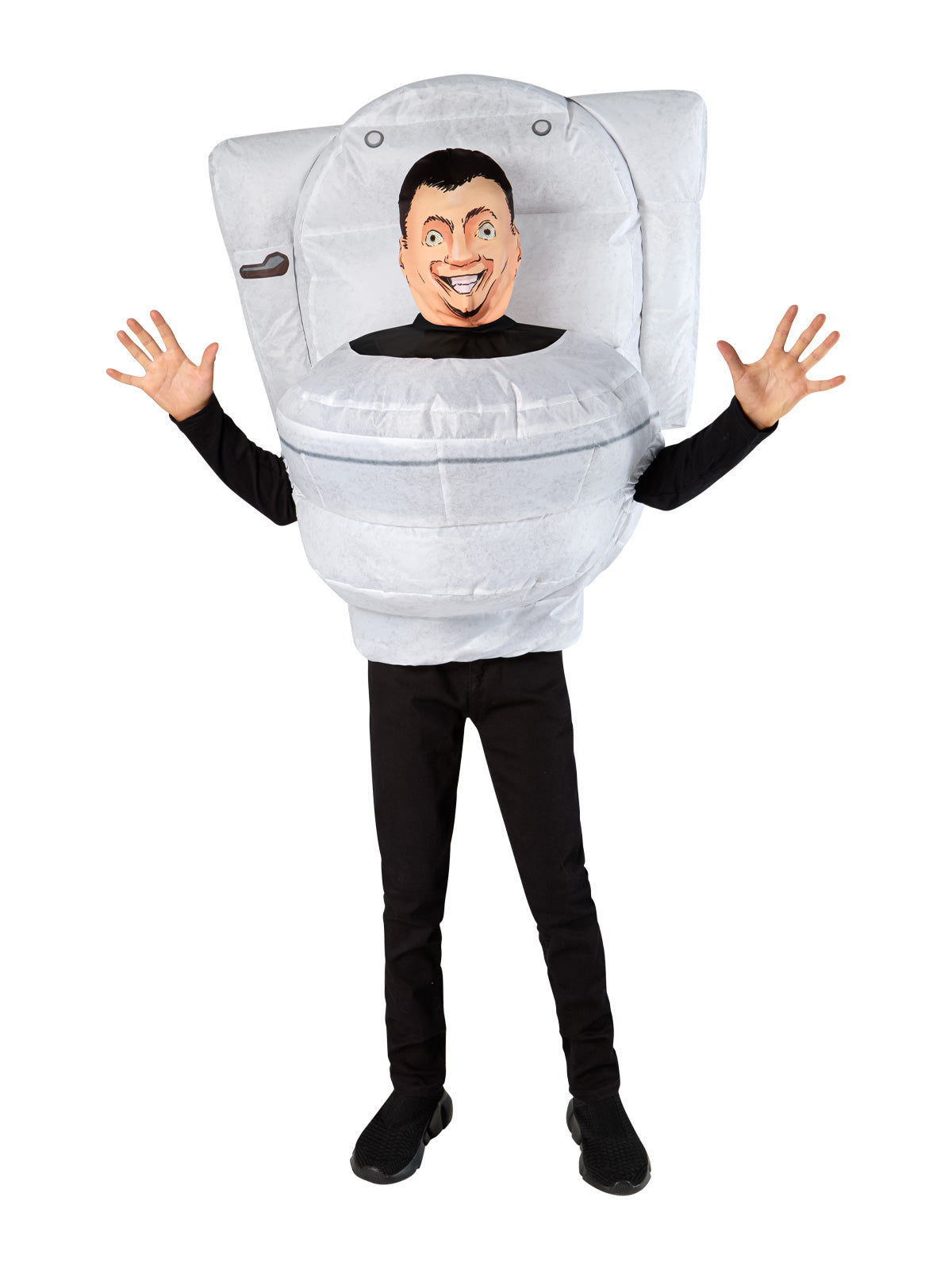 SKIBIDI TOILET INFLATABLE CHILD COSTUME - ONE SIZE - Side