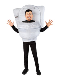 SKIBIDI TOILET INFLATABLE CHILD COSTUME - ONE SIZE - Side
