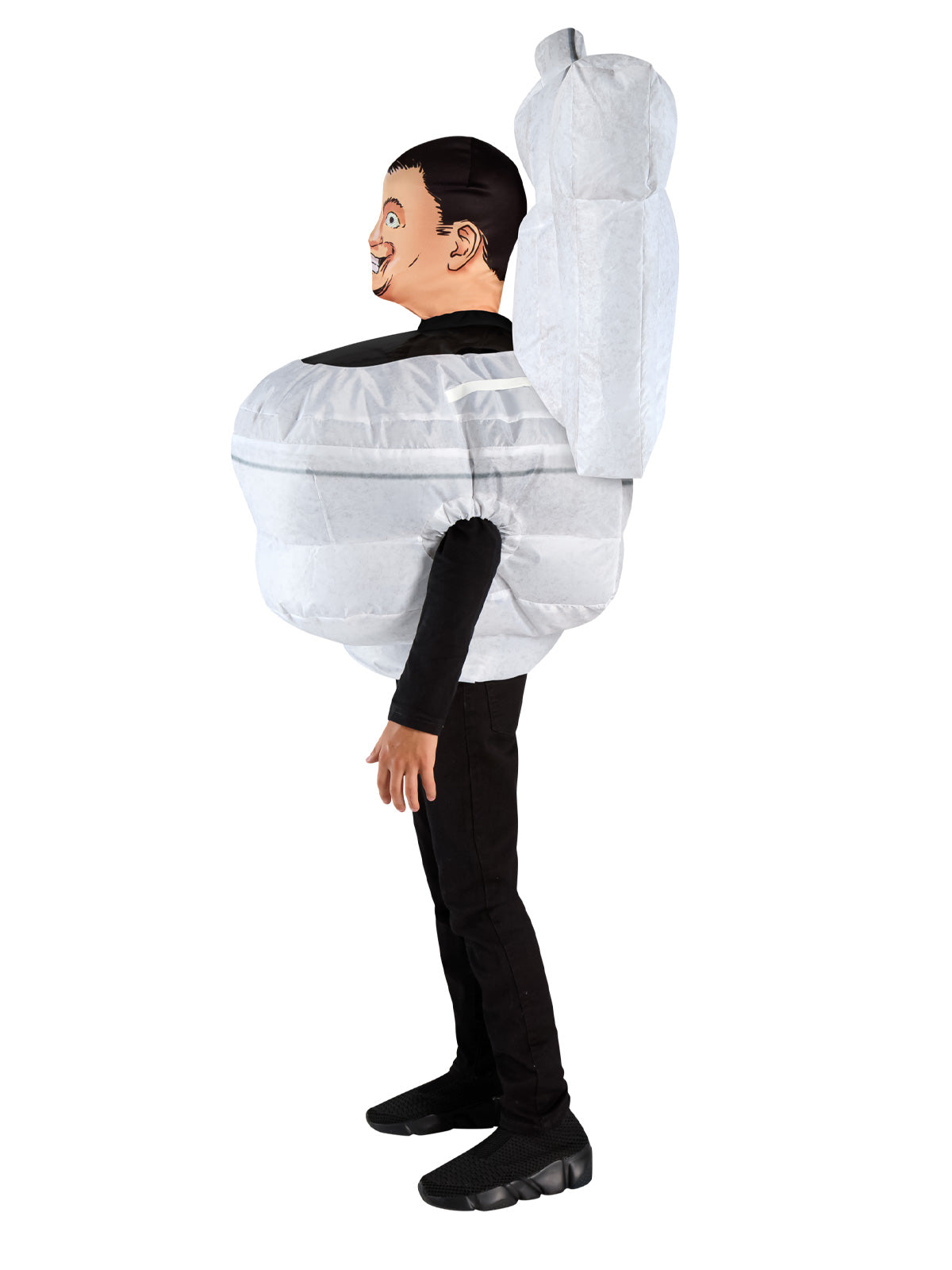 SKIBIDI TOILET INFLATABLE CHILD COSTUME - ONE SIZE - Packaging