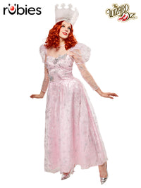 GLINDA DELUXE WIZARD OF OZ COSTUME, ADULT - Front