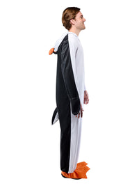 PENGUIN PLUSH ONESIE, ADULT - Side