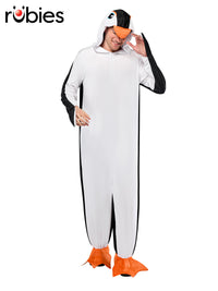 PENGUIN PLUSH ONESIE, ADULT - Front