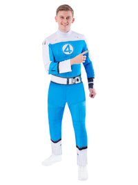 FANTASTIC FOUR HUMAN TORCH COSTUME, ADULT - Side