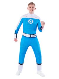 FANTASTIC FOUR HUMAN TORCH COSTUME, ADULT - Back