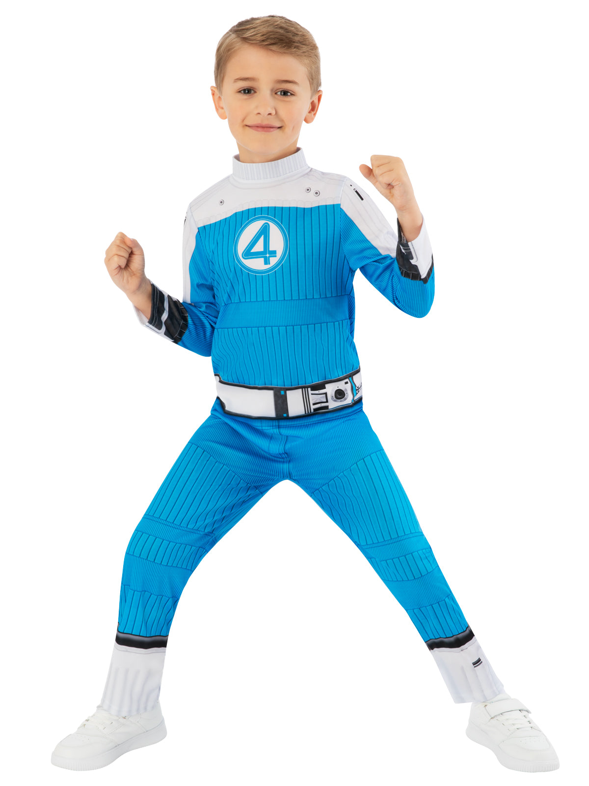 FANTASTIC FOUR HUMAN TORCH COSTUME, CHILD - Back