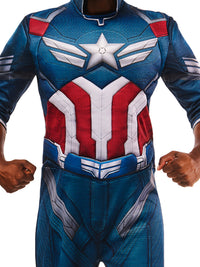 CAPTAIN AMERICA BRAVE NEW WORLD DELUXE COSTUME, ADULT - Side