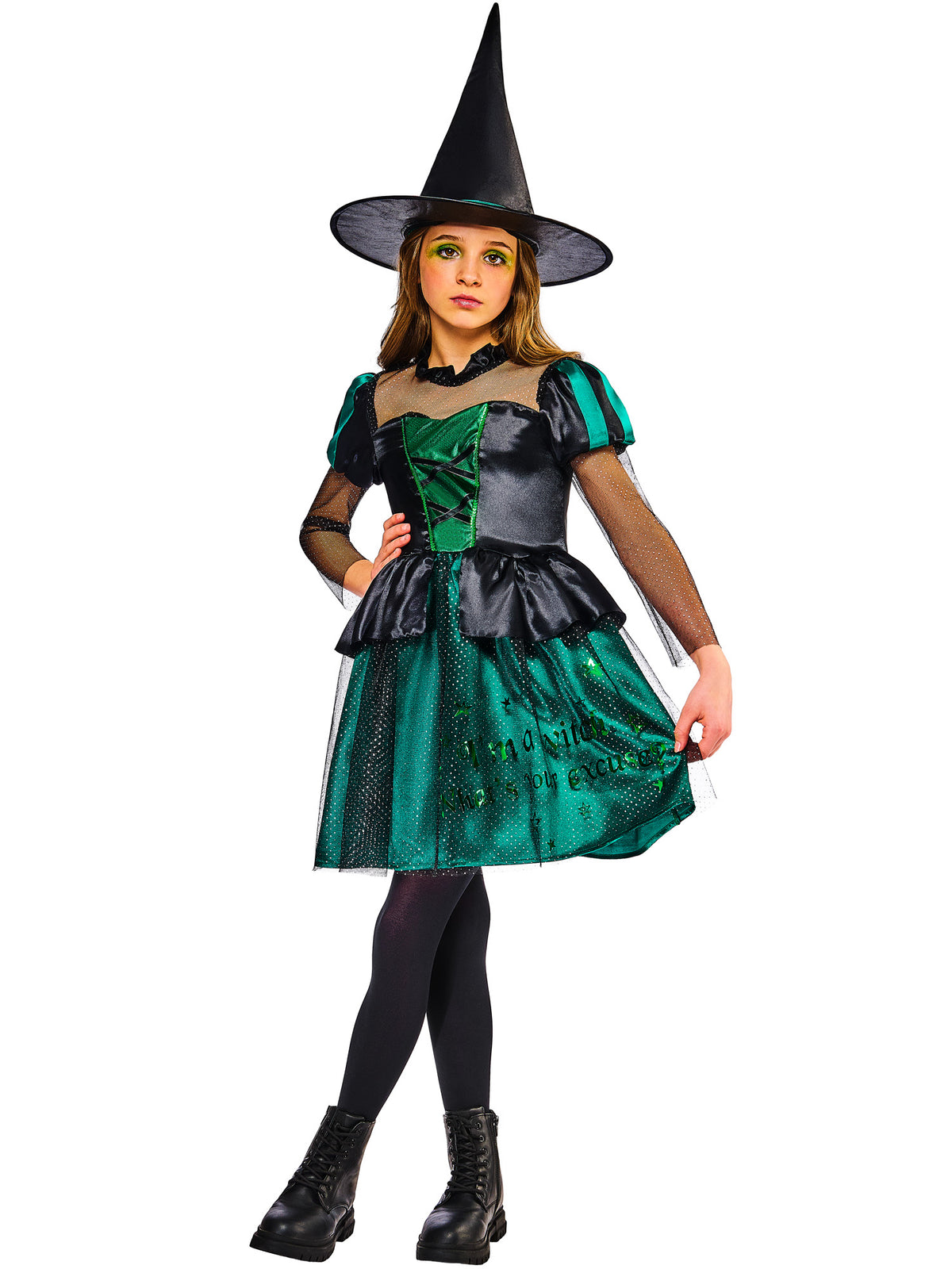 WICKED WITCH - WIZARD OF OZ COSTUME, CHILD - Back