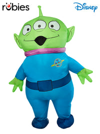 ALIEN - TOY STORY INFLATABLE ADULT COSTUME - ONE SIZE - Front